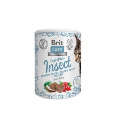 Ласощі для котів Brit Care Cat Snack Superfruits Insect комахи, 100 г