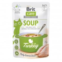 Корм влажный "Суп для кошек Brit Care Soup with Turkey с индейкой", 75 г