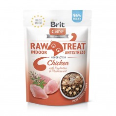 Ласощі для котів Brit Raw Treat Indoor & Antistress Freeze-dried з куркою, 40 г