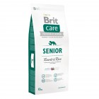 Сухий гіпоалергенний корм для літніх собак Brit Care Senior Lamb & Rice 12 кг з ягням і рисом