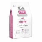 Сухий гіпоалергенний корм для цуценят Brit Care (Брит Кеа) GF Puppy Salmon & Potato 3 кг з лососем і картоплею