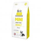 Сухий гіпоалергенний корм для собак міні порід Brit Care (Брит Кеа) GF Mini Adult 7 кг Lamb з ягням