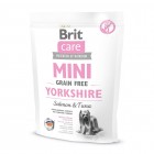 Сухой гипоаллергенный корм для йорков Brit  Care (Брит Кеа)  GF Mini Yorkshire 400 г с лососем и тунцом