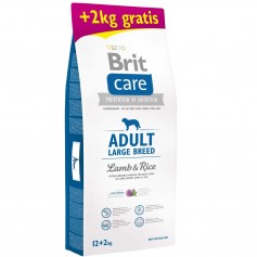 Сухий корм для собак великих порід Brit Care Adult Large Breed Lamb & Rice з ягням та рисом, 12+2 кг