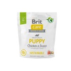 Корм для щенков Brit Care Dog Sustainable Puppy Chicken & Insect с курицей и насекомыми, 1 кг