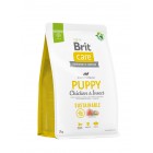 Корм для щенков Brit Care Dog Sustainable Puppy Chicken & Insect с курицей и насекомыми, 3 кг