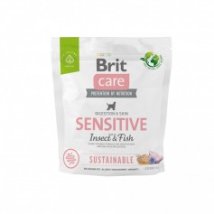 Сухий корм Brit Care Dog Sustainable Sensitive для собак з чутливим травленням, з рибою та комахами, 1 кг