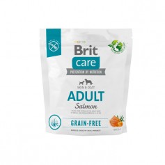 Корм для собак маленьких и средних пород Brit Care Dog Grain-free Adult Salmon беззерновой с лососем, 1 кг