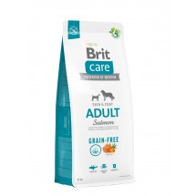 Корм для собак маленьких и средних пород Brit Care Dog Grain-free Adult Salmon беззерновой с лососем, 12 кг