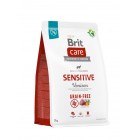 Корм для собак с чувствительным пищеварением Brit Care Dog Grain-free Sensitive Venison беззерновой с олениной, 3 кг