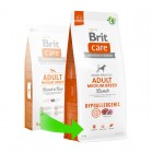 Корм для собак середніх порід Brit Care Dog Hypoallergenic Adult Medium Breed гіпоалергенний з ягням, 12 кг