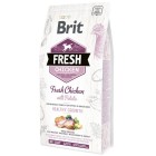 Сухий гіпоалергенний корм для цуценят Brit Fresh (Брит Фреш) Chicken & Potato Puppy 2,5 кг зі свіжим м'ясом курки і картоплею