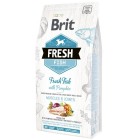 Сухой гипоаллергенный корм для собак крупных пород весом от 25 кг Brit Fresh (Брит Фреш) Fish&Pumpkin Adult Large 2,5 кг со свежей рыбой и тыквой