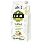 Сухий гіпоалергенний корм для собак з підвищеною активністю Brit Fresh (Брит Фреш) Duck & Millet Active Run & Work 2,5 кг зі свіжої качкою і пшоном