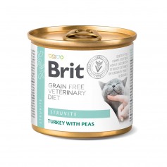 Влажный корм Brit VetDiets Struvite для котов, при лечении и для профилактики мочекаменной болезни, 200 г