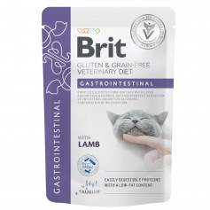 Корм вологий для котів Brit GF VetDiet Gastrointestinal з ягням, 85 г