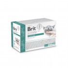 Корм вологий для котів Brit GF VetDiet Care Sterilised з лососем, 85 г