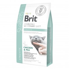 Сухой корм для котов с заболеваниями мочевыводящих путей Brit GF Veterinary Diets (Брит ветеринарная диета) Cat Struvite 2 кг 