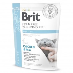 Сухой корм для котов с избыточным весом Brit GF Veterinary Diets (Брит ветеринарная диета) Cat Obesity 400 г