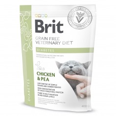 Сухий корм для котів з цукровим діабетом Brit GF Veterinary Diets (Брит ветеринарна дієта) Cat Diabets 400 г