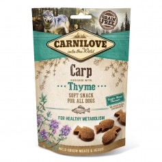 Ласощі для собак Carnilove (Карнілав) Dog Semi Moist з коропом і чебрецем 200 г