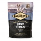 Сухий корм холістік для цуценят Carnilove (Карнілав) Puppy Salmon & Turkey 1,5 кг з лососем та індичкою