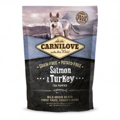 Сухий корм холістік для цуценят Carnilove (Карнілав) Puppy Salmon & Turkey 1,5 кг з лососем та індичкою