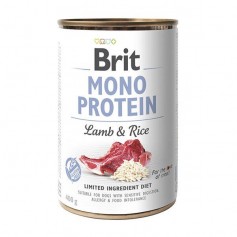 Влажный корм для собак Brit (Брит) Mono Protein (Моно Протенин) Dog 400  г с ягненком и темным рисом (консерва)