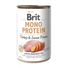 Влажный корм для собак  Brit (Брит) Mono Protein (Моно Протеин) Dog 400 г с индейкой и бататом (консерва)