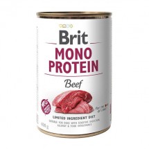 Вологий корм для собак Brit (Брит) Mono Protein (Моно Протеїн) Dog 400 г з яловичиною (консерва)