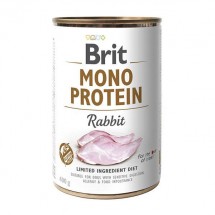 Вологий корм для собак Brit (Брит) Mono Protein (Моно Протеїн) Dog 400 г з кроликом (консерва)