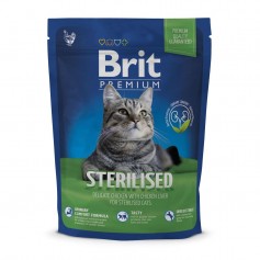 Сухий корм для стерилізованих котів Brit Premium (Брит Преміум) Cat Sterilized 300 г з куркою