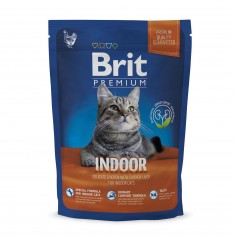 Сухий корм для котів живуть в приміщенні Brit Premium (Брит Преміум) Cat Indoor 800 г з куркою