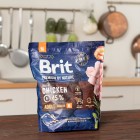 Сухой корм для собак средних пород весом от 10 до 25 кг Brit Premium (Брит Премиум) Dog Adult M 1 кг с курицей