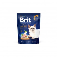 Сухий корм для котів, які живуть у приміщенні Brit Premium by Nature Cat Indoor 300 г (курка)