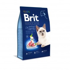 Сухий корм для стерилізованих котів Brit Premium by Nature Cat Sterilized Lamb 8 кг (ягня)