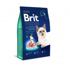 Сухий корм для котів із чутливим травленням Brit Premium by Nature Cat Sensitive 8 кг (ягня)