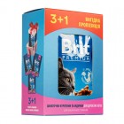 Набір паучів "3+1" для котів Brit Premium Cat pouch Chicken & Turkey з куркою та індичкою, 4х100г