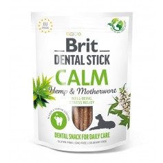 Ласощі для собак Brit Dental Stick Calm заспокійливі, конопля та пустирник, 7 шт, 251 г