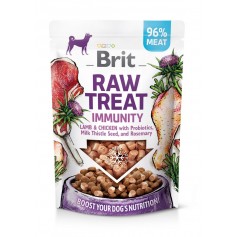 Ласощі для собак Brit Raw Treat freeze-dried Immunity для імунітету, ягня і курка, 40 г