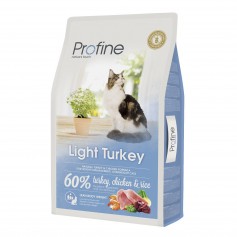 Сухой корм для котов с избыточным весом Profine (Профайн) Cat Light  10 кг с индейкой