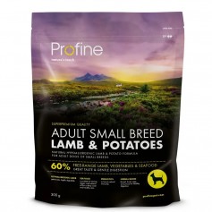 Сухий корм для дорослих собак малих порід Profine Dog Adult Small Lamb & Potatoes 300 г (ягня)