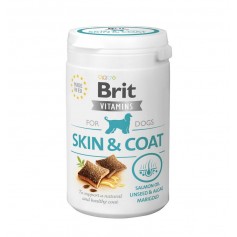 Витамины для собак Brit Vitamins Skin and Coat для кожи и шерсти, 150 г